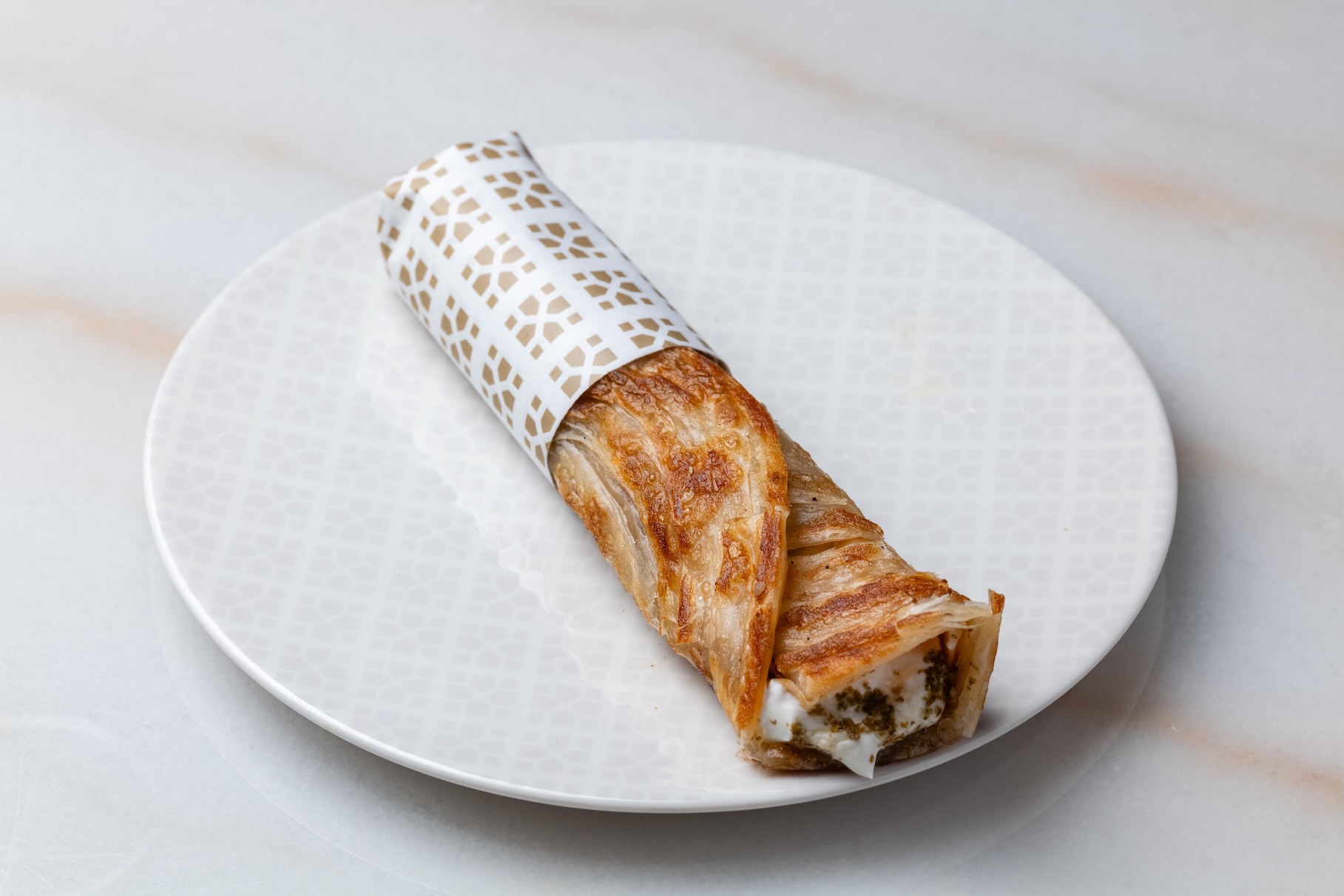 Labneh, Honey with Zaatar - Paratha (G,D)