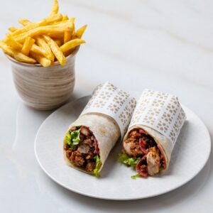 Harra Spiced Smoked Turkey with Fries (G,D)