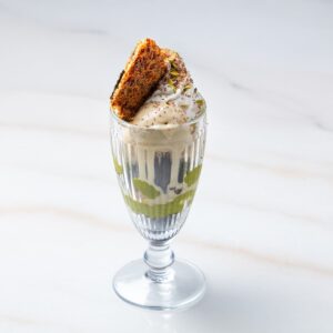 Chocolate Pistachio Summer Serve