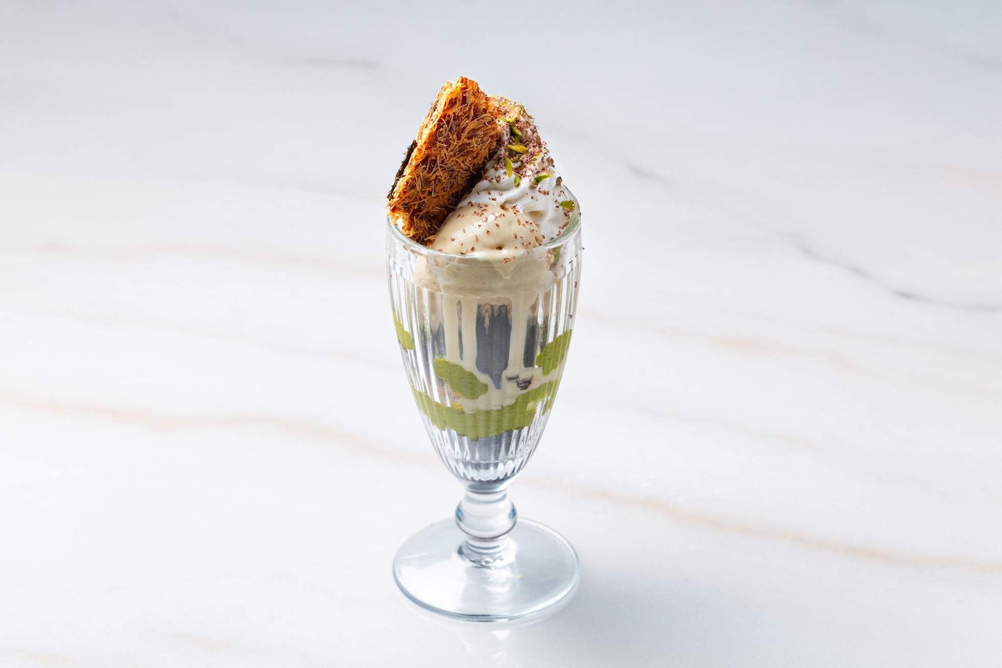 Chocolate Pistachio Summer Serve