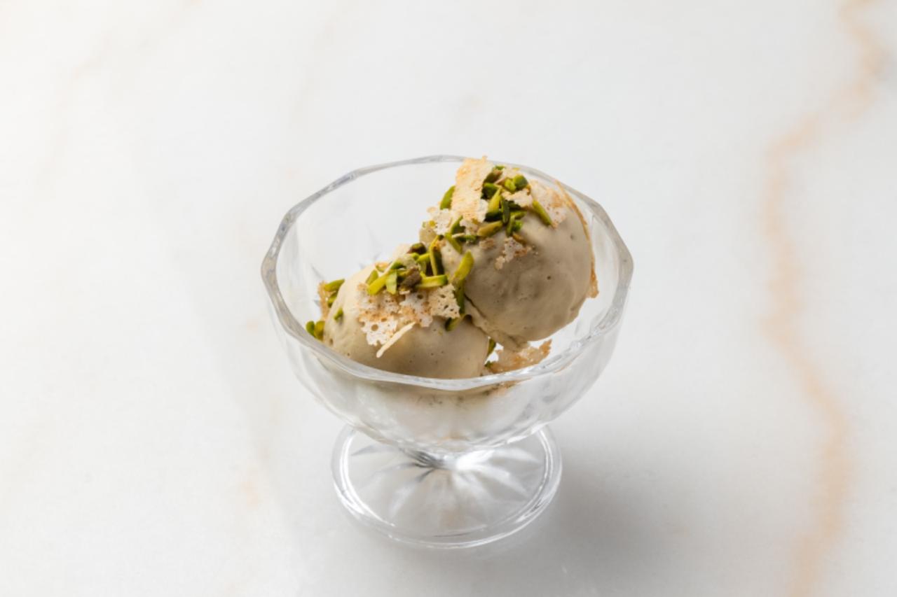 Pistachio Baklawa Gelato (N)
