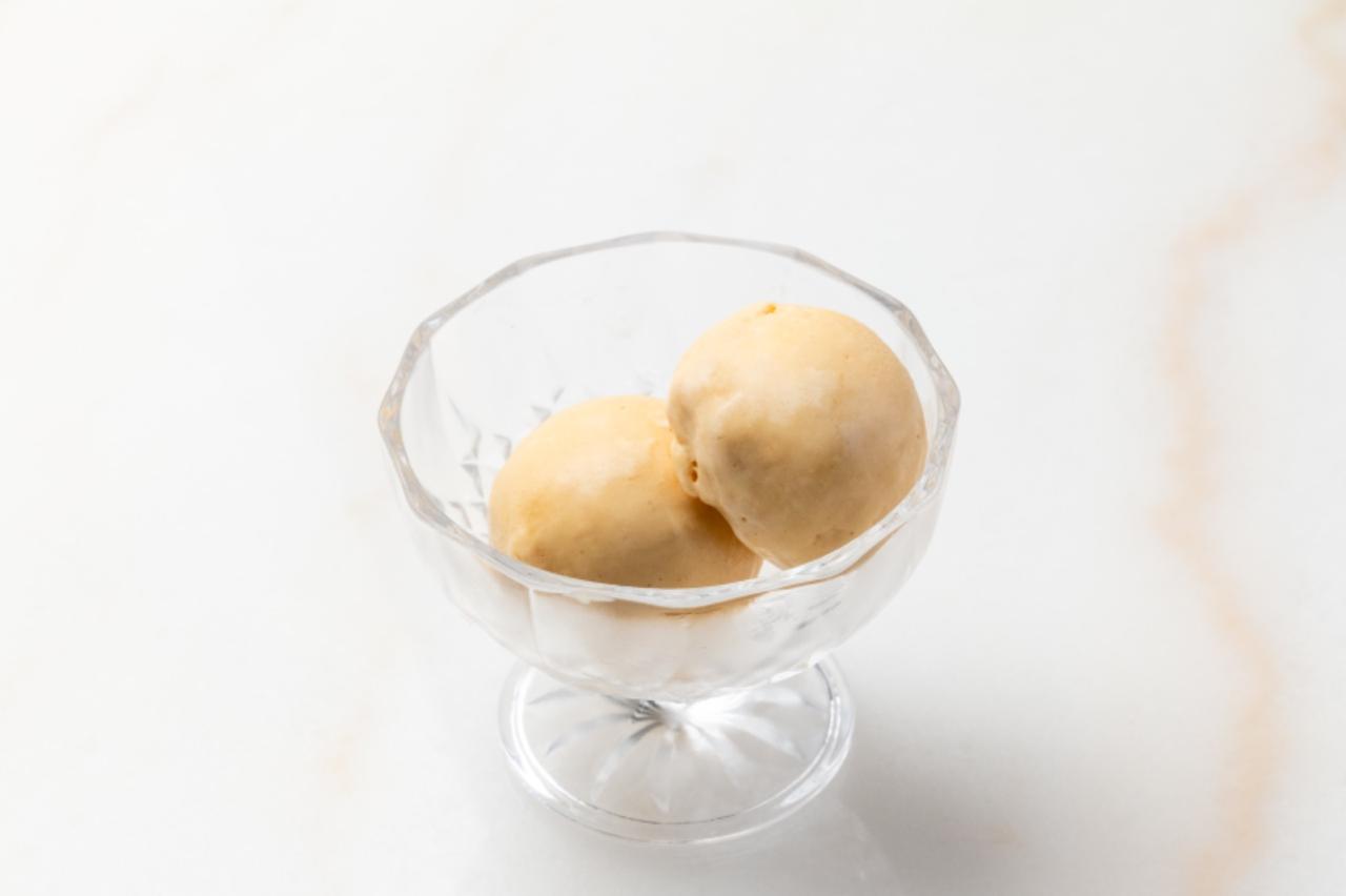 Tahina and Date Molasses Ice Cream (D)