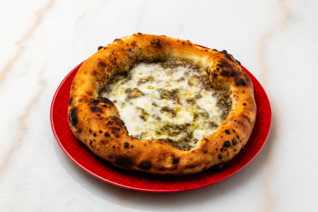 Zaatar and Cheese Khubz Pizza (G,D)