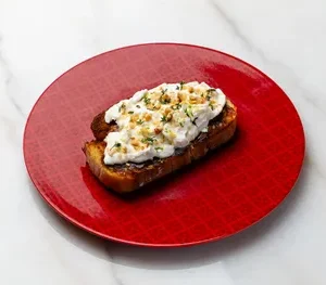 Date and Burrata on Sourdough (G,D,N)